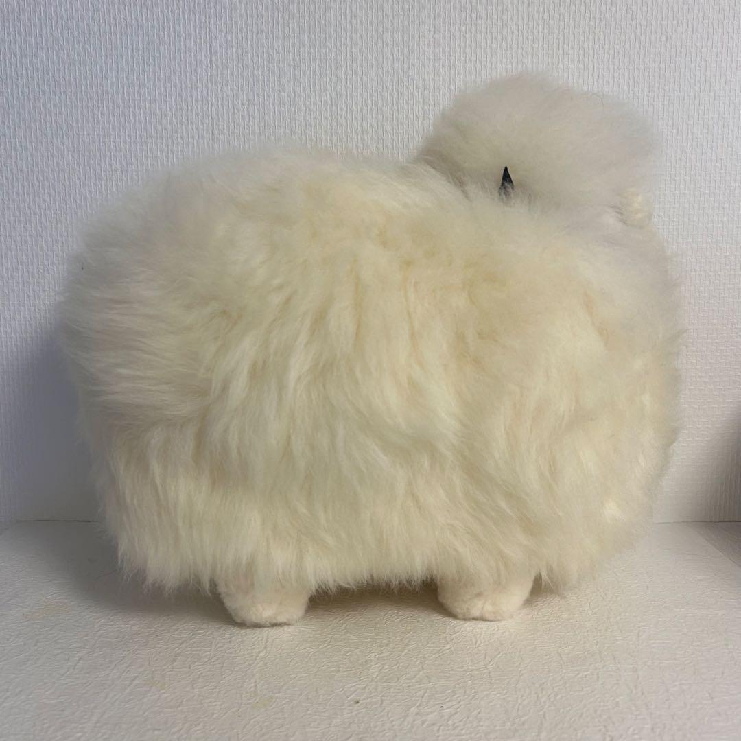 【美品】ニュージーランド 羊 ひつじ ぬいぐるみ Rony Ram シープスキン
