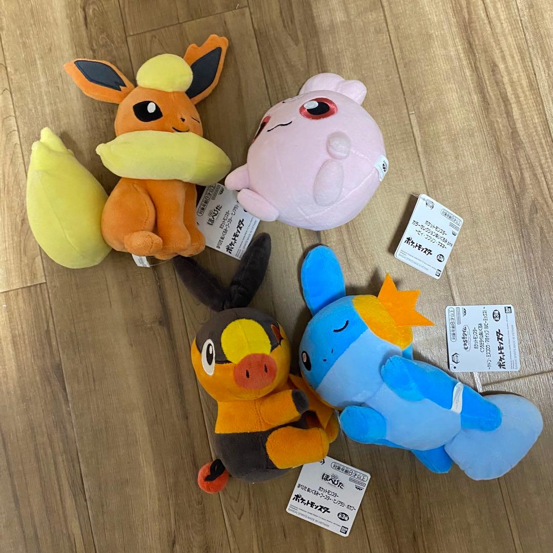 ポケットモンスター ぬいぐるみ13個まとめ売り ほぺぴた、くつろぎタイム、など