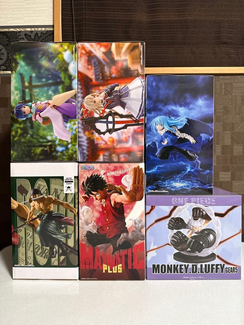 フィギュア　まとめ売り ６点(ワンピース　モンスト　転スラ)