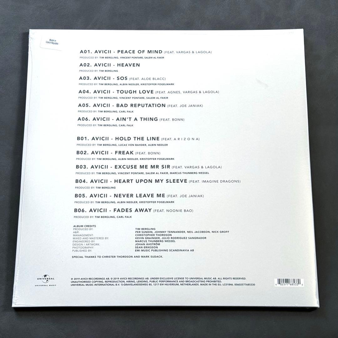 AVICII TIM アヴィーチー アナログレコード　新品未開封