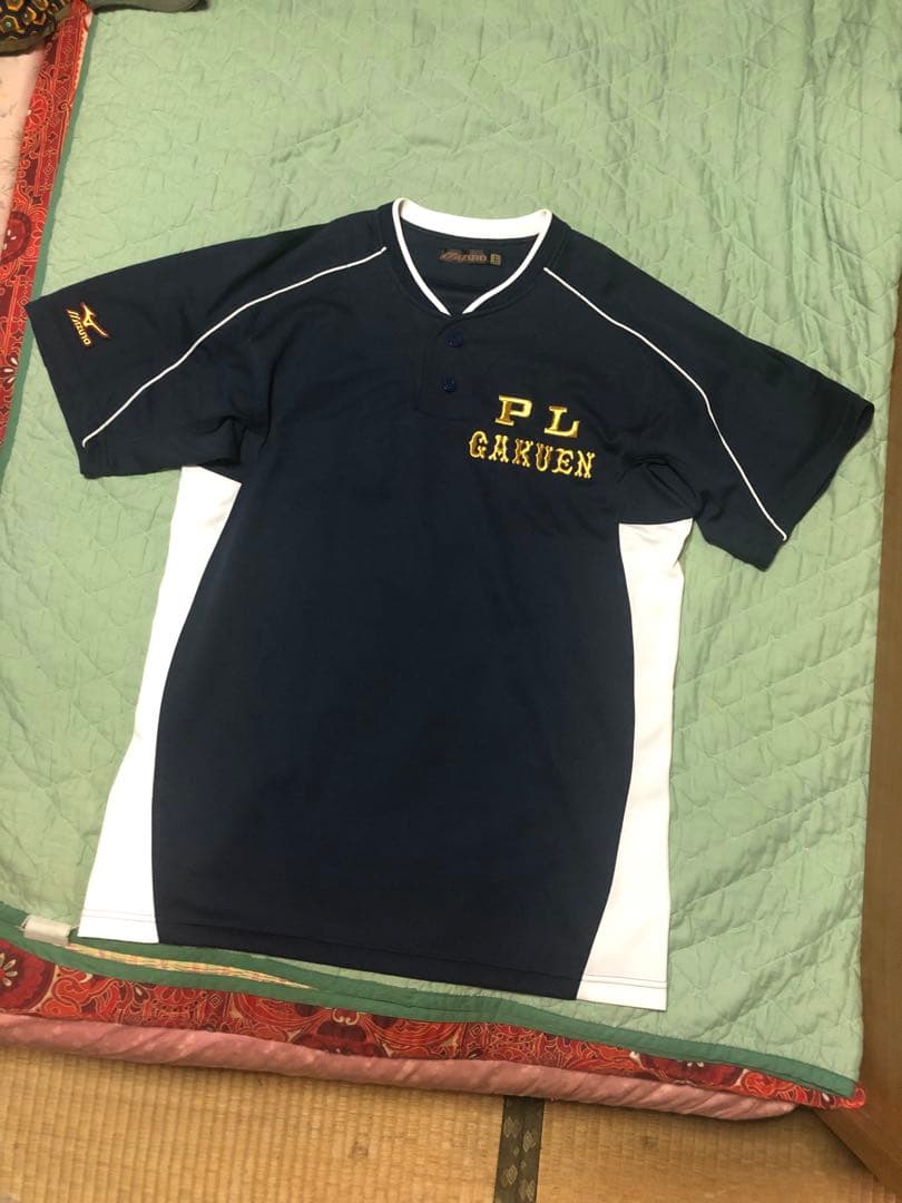 高校野球ファン必見！ＰＬ学園 ベースボールシャツ ミズノ Lサイズ 極美品