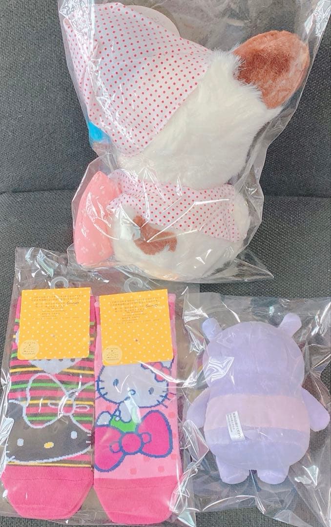 おはようスパンク Sanrio 靴下、バスタオル 、マスコット 。他。21点