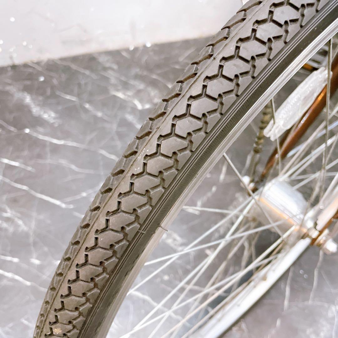 大阪配送価格【944】《関西》一般車 ママチャリ AZZURARE ブラウン