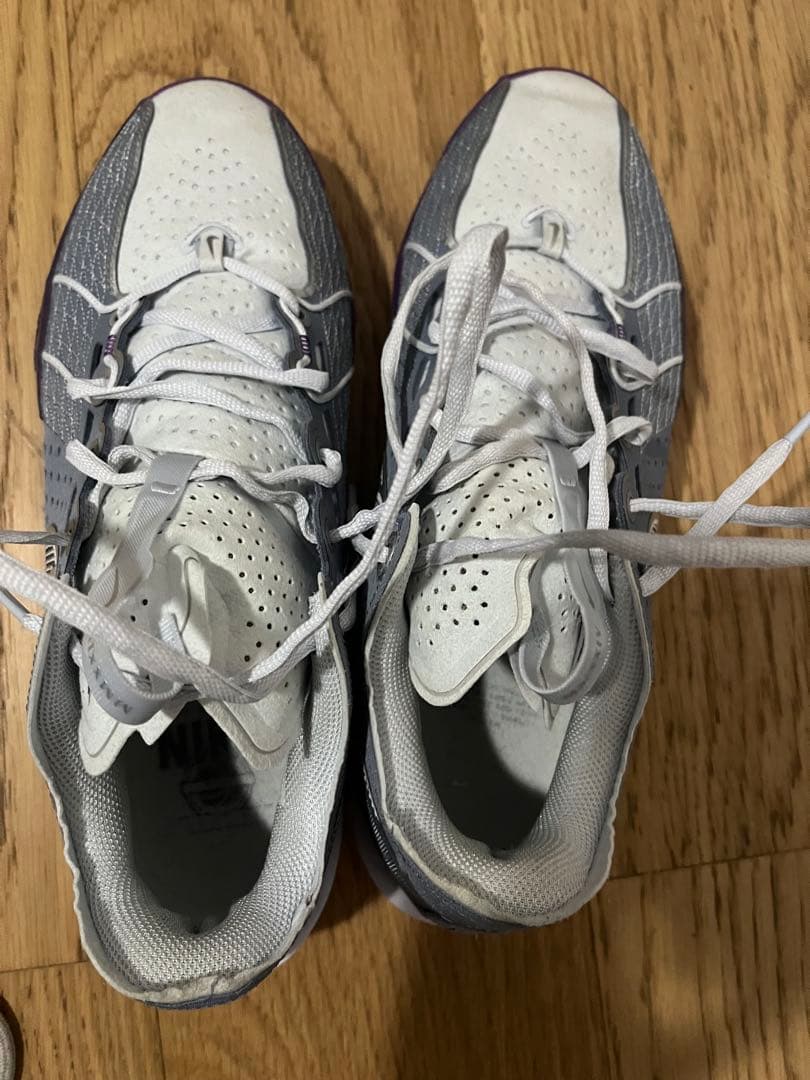 NIKE AIR ZOOM G.T. CUT3 ホワイト/グレー/パープル