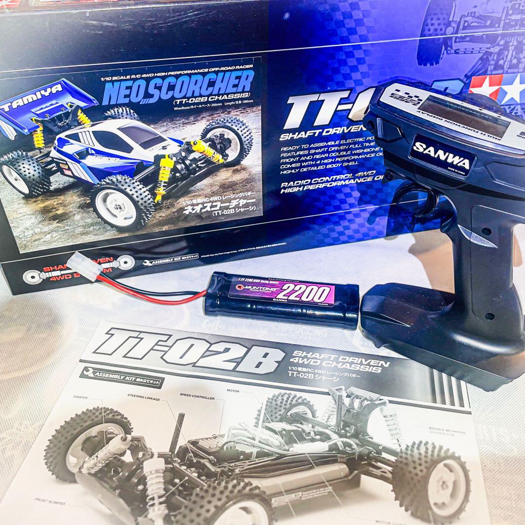 タミヤ　4WD バギー　1/10RC　ネオスコーチャー（TT-02Bシャーシ）