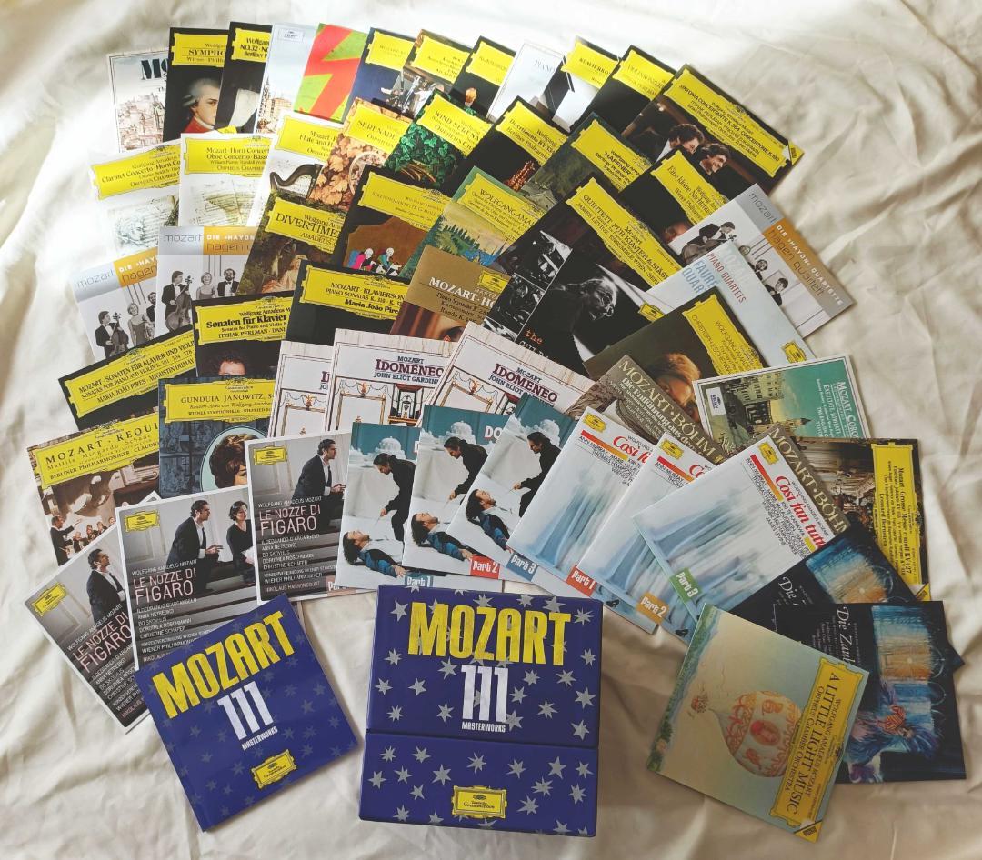 MOZART 111 モーツァルトの有名曲 CD55枚組 ドイツ・グラモフォン