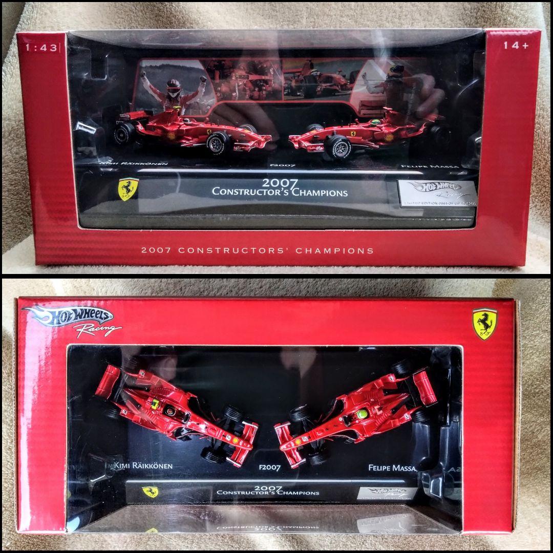 ミニカー Ferrari F2007 Constructors Champion+F10