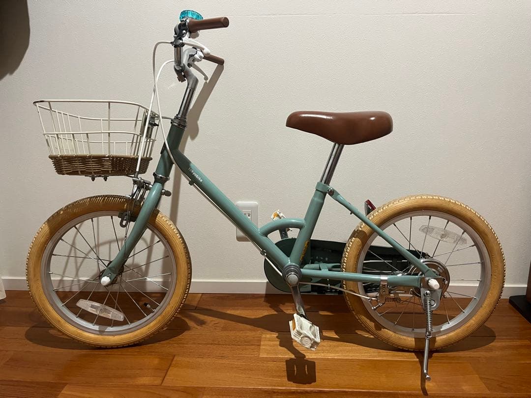 little tokyobike 16㌅　バスケット、ベル、補助輪付き