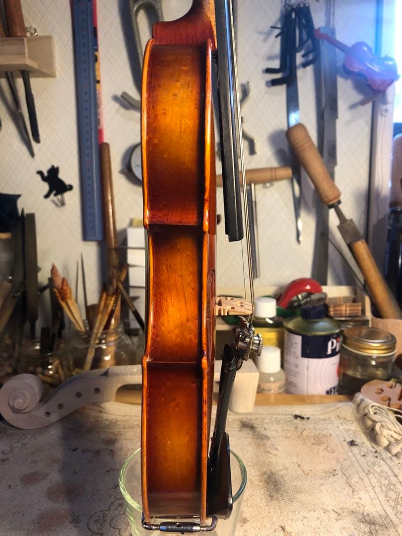 【駒&魂柱調整済】Suzuki分数バイオリンNo240 1/10 1976