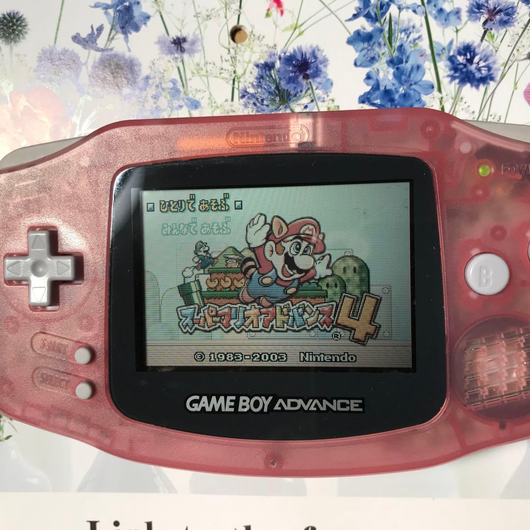 任天堂ゲームボーイアドバンス、❤️新品ガラス製スクリーンレンズ偏光板交換済、美品