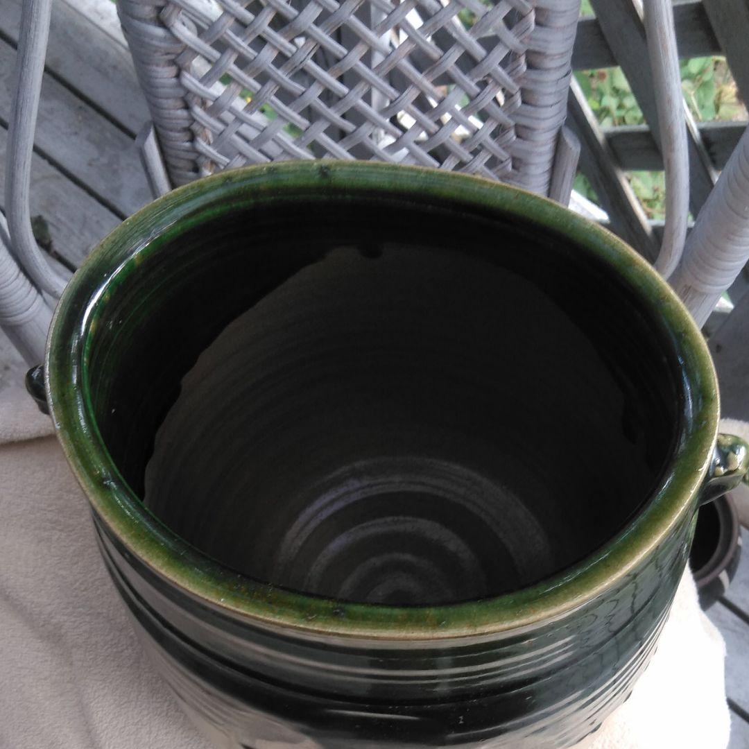 新品未使用　織部壺