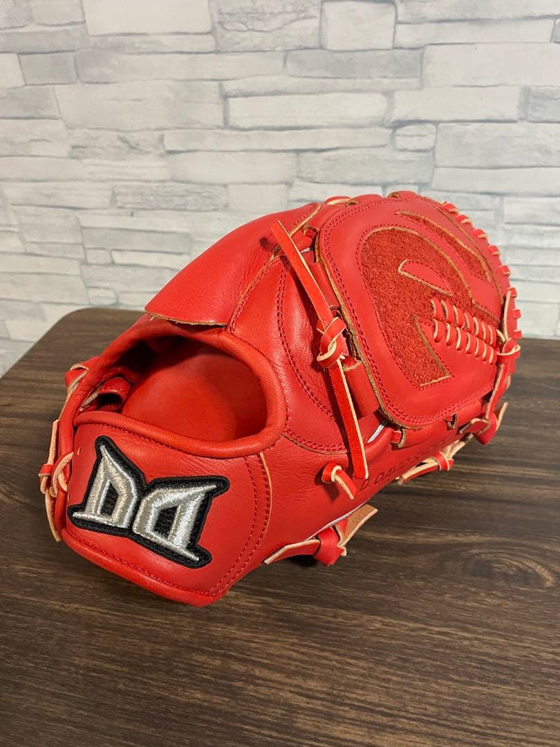 野*き様 新品軟式グローブ　ダビドスポーツ　大人サイズ　未使用品　グローブ　オレ