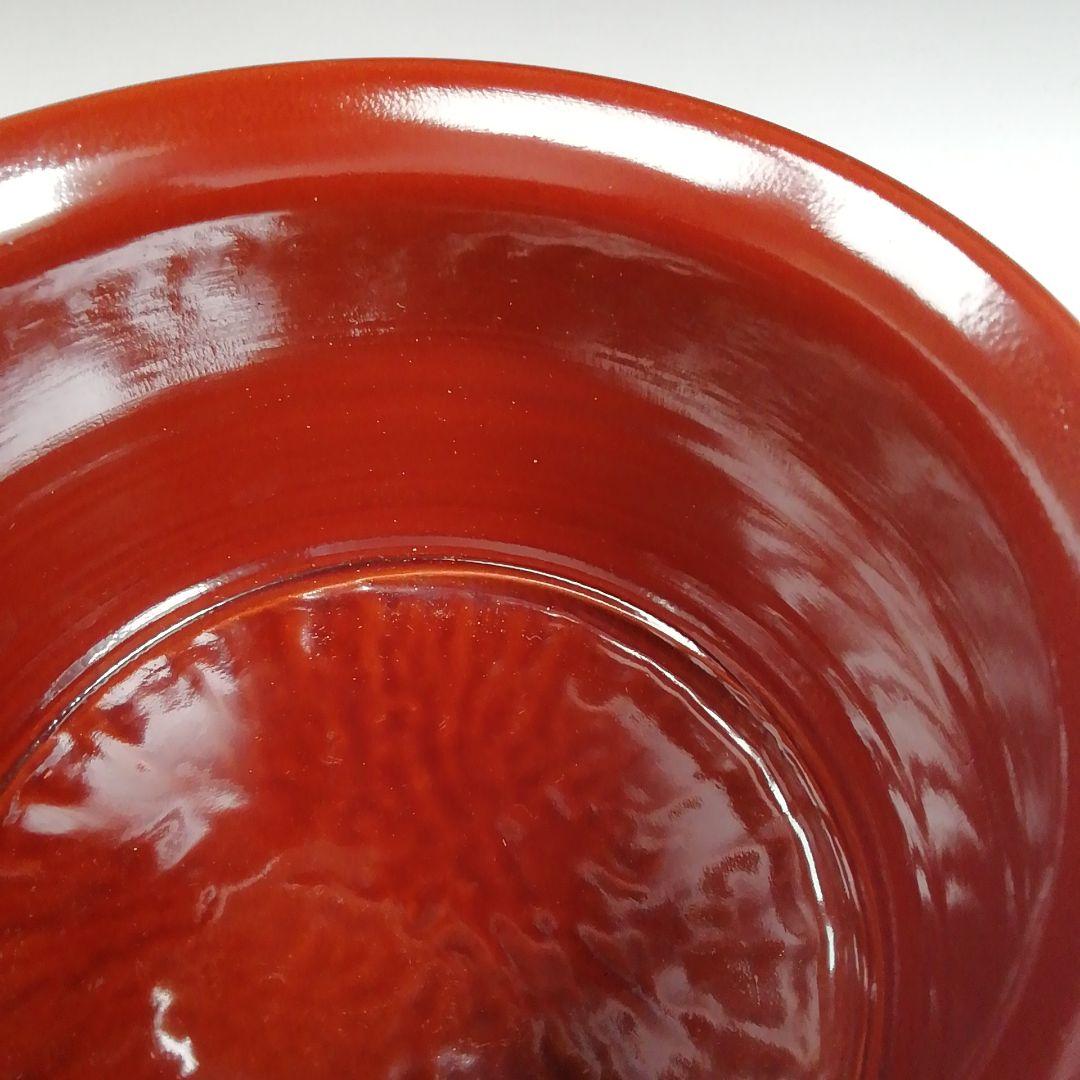 Ｗ１５８　建水　『溜塗　菊形建水』『竹師　宗甫 造』　共箱　茶道具