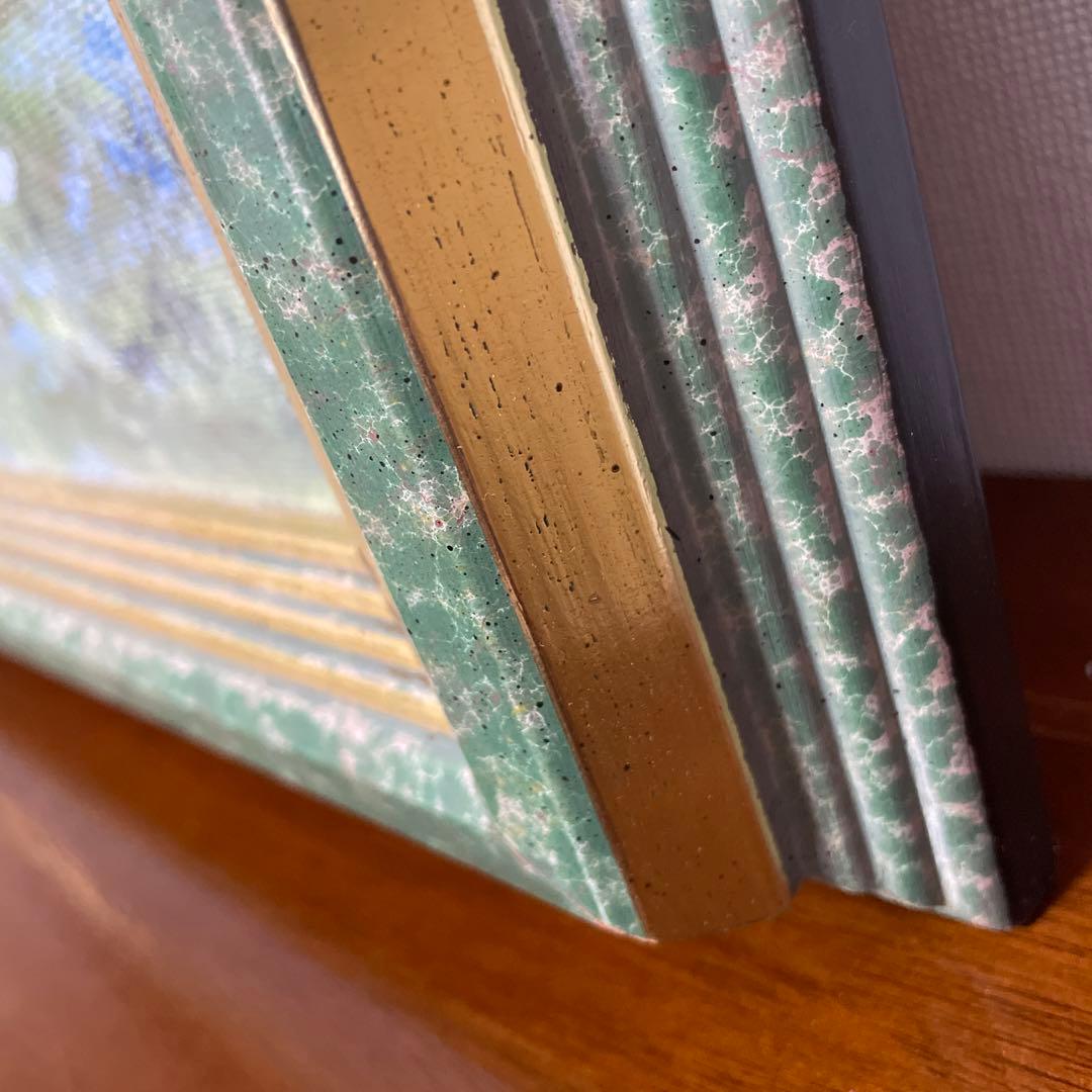 70㎝四方◎イーダ ヴァレッキオ◎額装 絵画◎一点物原画