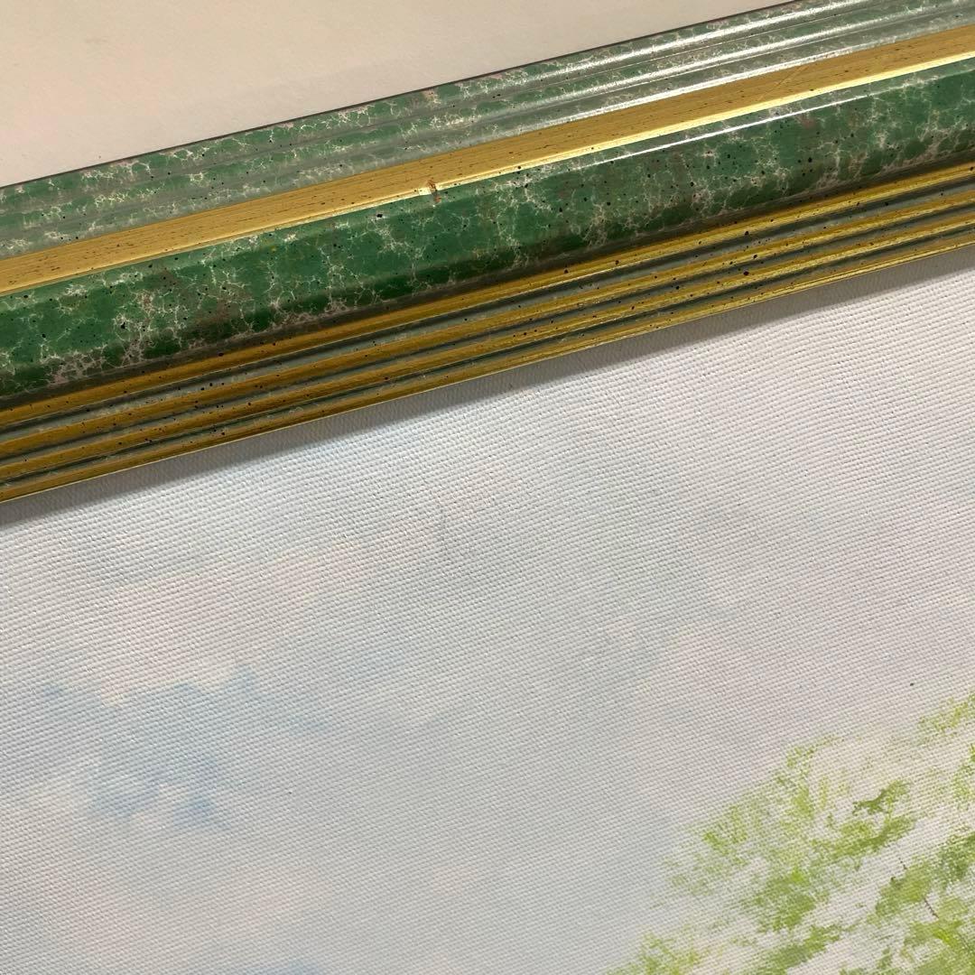 70㎝四方◎イーダ ヴァレッキオ◎額装 絵画◎一点物原画