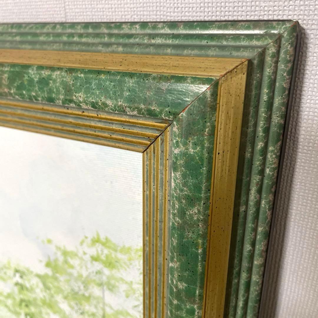 70㎝四方◎イーダ ヴァレッキオ◎額装 絵画◎一点物原画