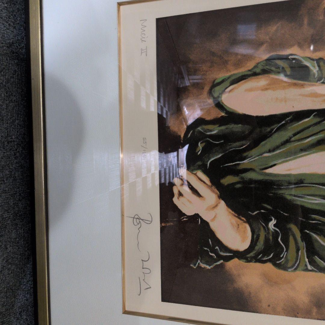 ミックジャガー ローリングストーンズ シルクスクリーン リトグラフ サイン