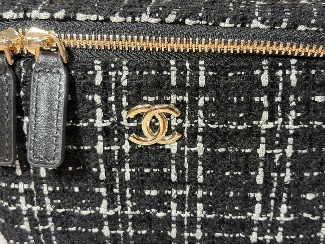 CHANEL シャネル　ノベルティ　チェーン　ショルダーバッグ　ツイード