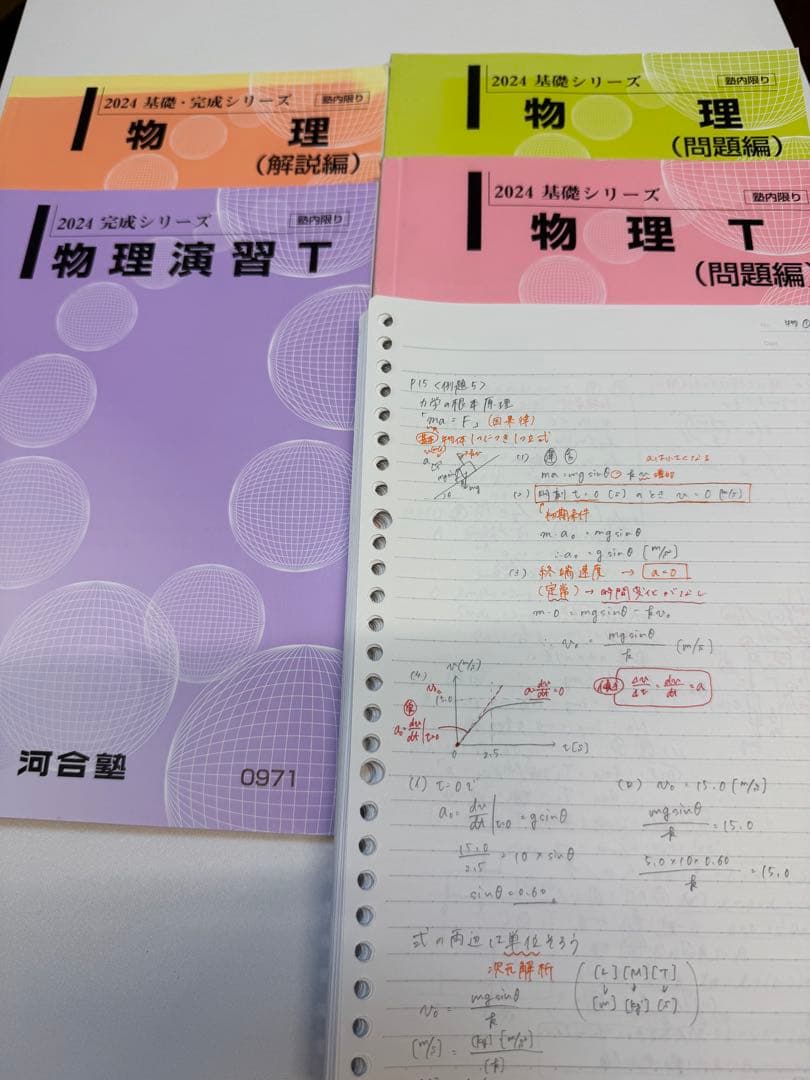 河合塾　通期テキスト　九大医進アドバンストコース 44冊セット（2024年度）