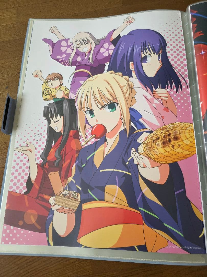 Fate/stay night ファイル　絵　画　ポスター　10枚セット