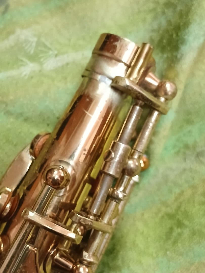 ソプラノサックス　MINELVA 音だしOK　完全ジャンク扱い品