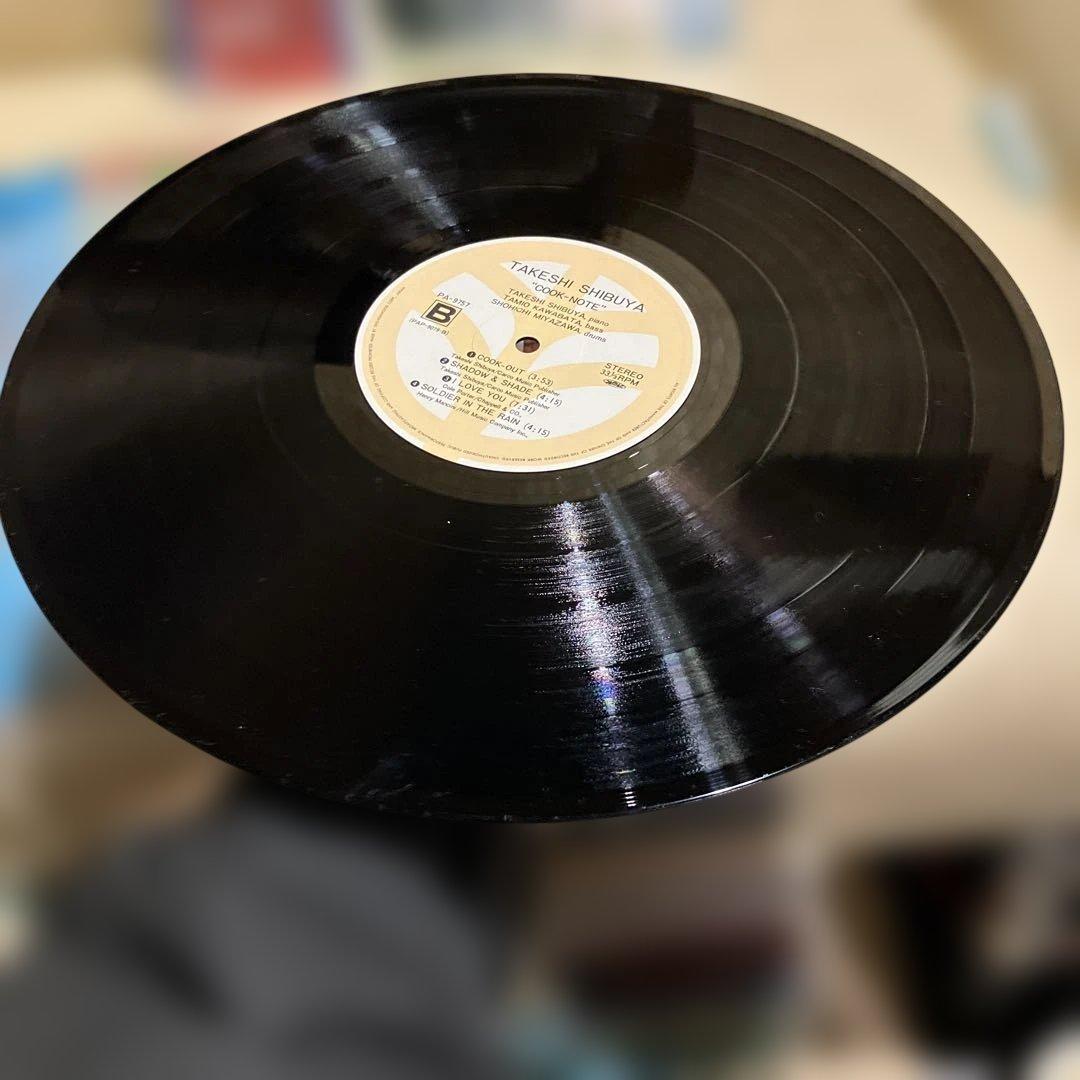 渋谷毅　クック・ノート　LP盤　レコード