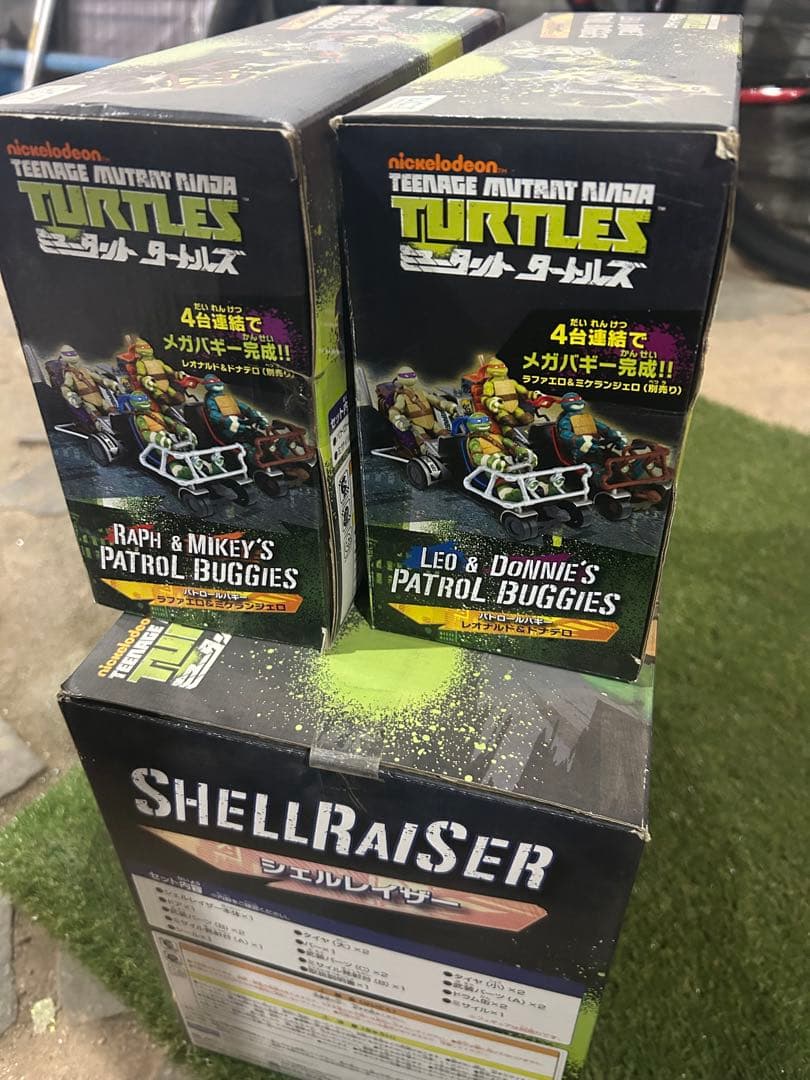 ミュータントタートルズ４個セットフィギュア