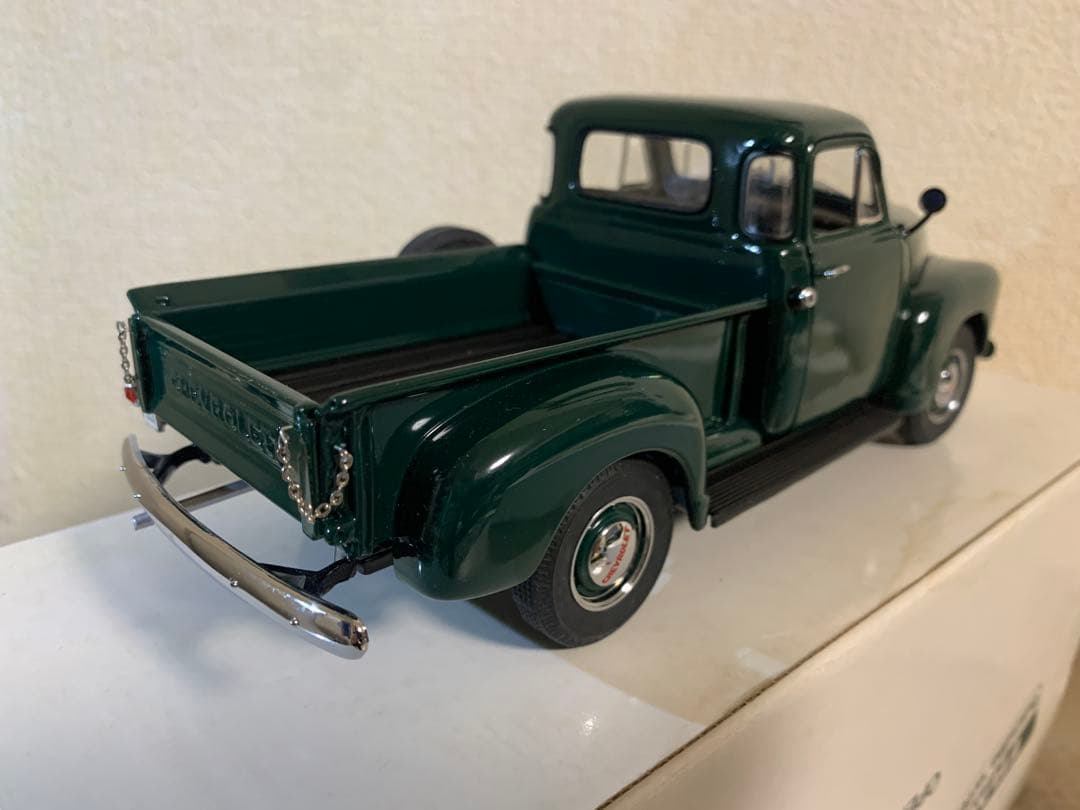 希少 ダンバリーミント Chevrolet 3100 ダークグリーン ミニカー