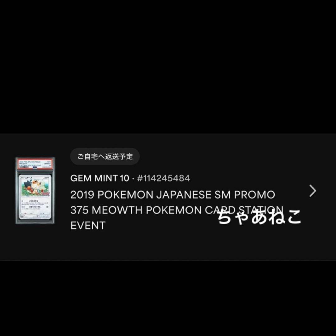 PSA10＊ニャース ポケモンカードステーション プロモ 世界54枚 希少