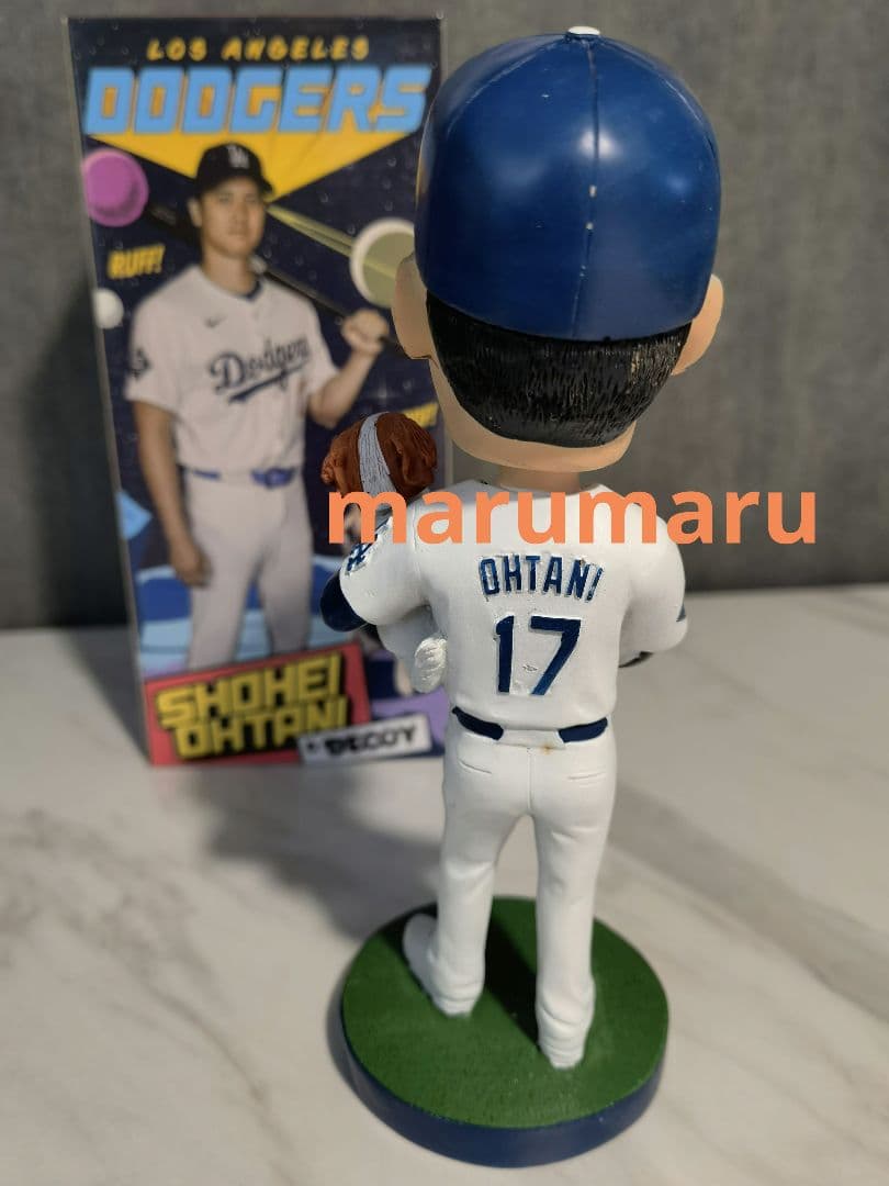 [本物]8月28日来場者限定 大谷翔平&デコピン ボブルヘッド ドジャース ⑥