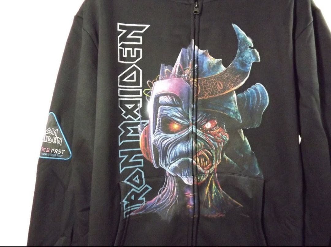 新品 アイアンメイデン　2024 ジャパンツアー ジップパーカー　会場購入