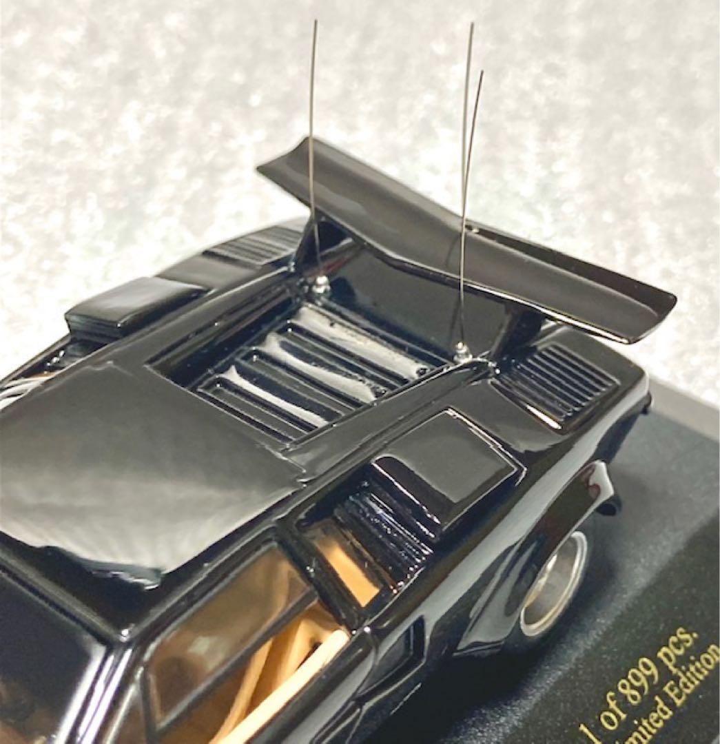 ジール特注1/43ランボルギーニカウンタック12本マフラー仕様 超希少 極美品！