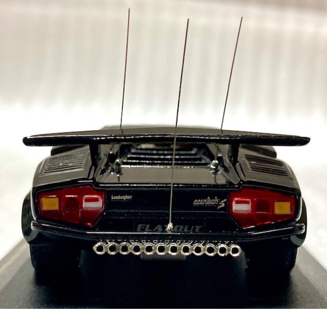 ジール特注1/43ランボルギーニカウンタック12本マフラー仕様 超希少 極美品！