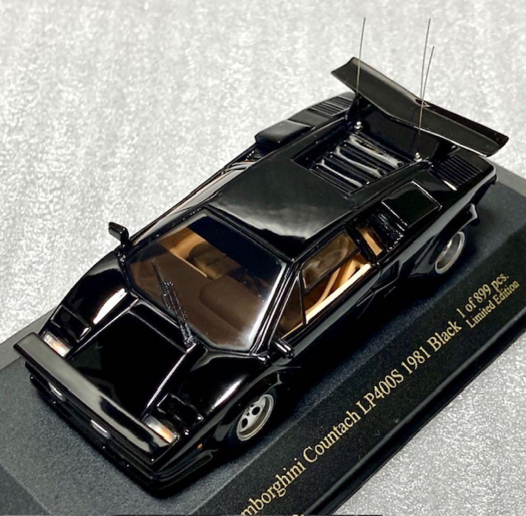 ジール特注1/43ランボルギーニカウンタック12本マフラー仕様 超希少 極美品！