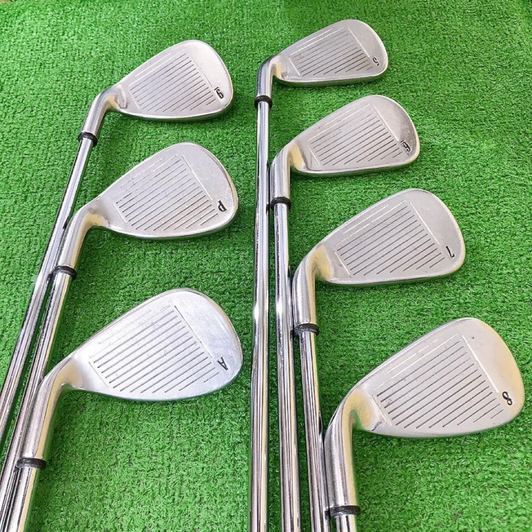 チ37★キャロウェイ X-22 7本アイアンセット R Callaway X22