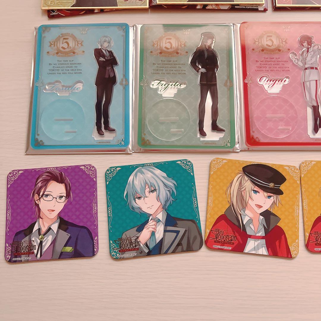 【画像複数枚】 明治東京恋伽　めいこい グッズセット 菱田春草 アクスタ 缶バ