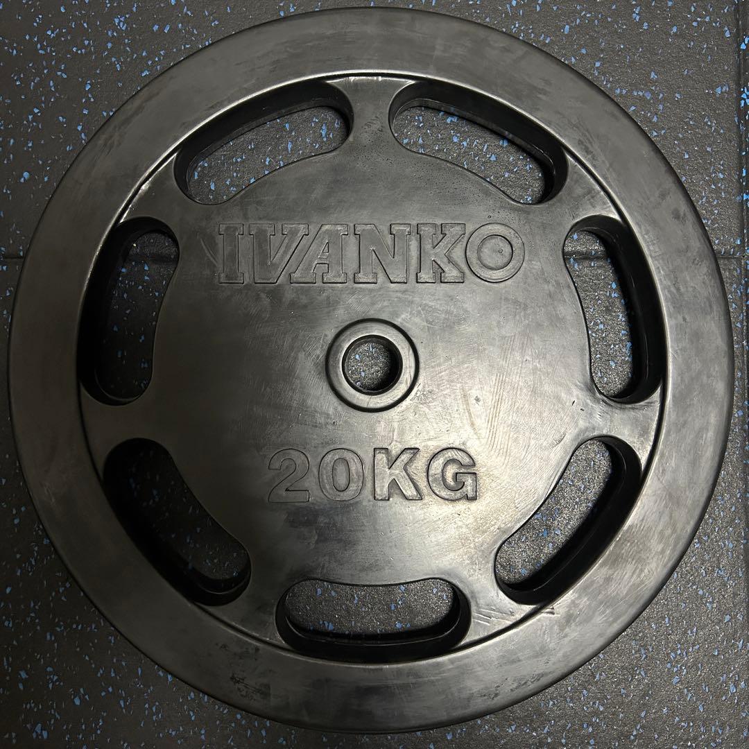 IVANKO イヴァンコ 径28mm ラバープレート 20kg② アイロテック