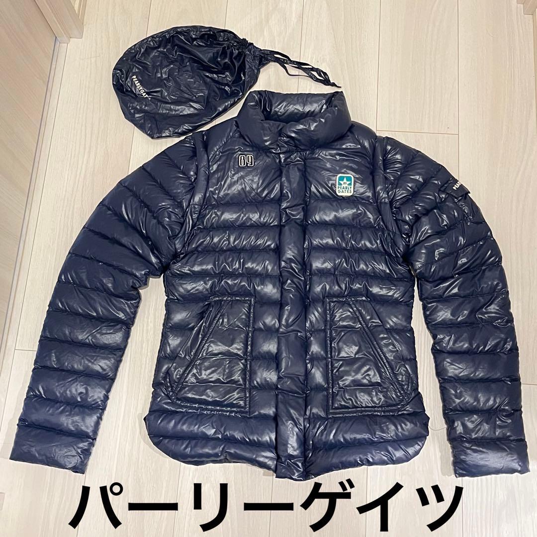 美品★パーリーゲイツ★2WAY ダウンジャケット/ベスト★サイズ1