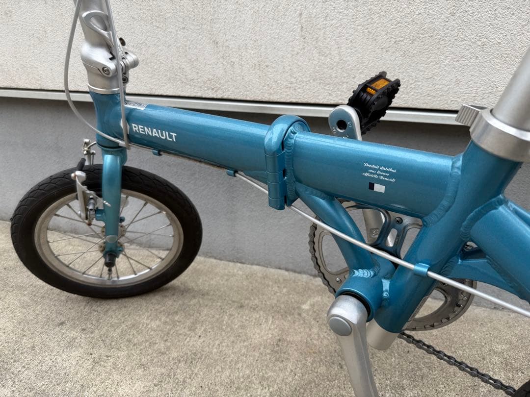 RENAULT 折りたたみ自転車 青　LIGHT8