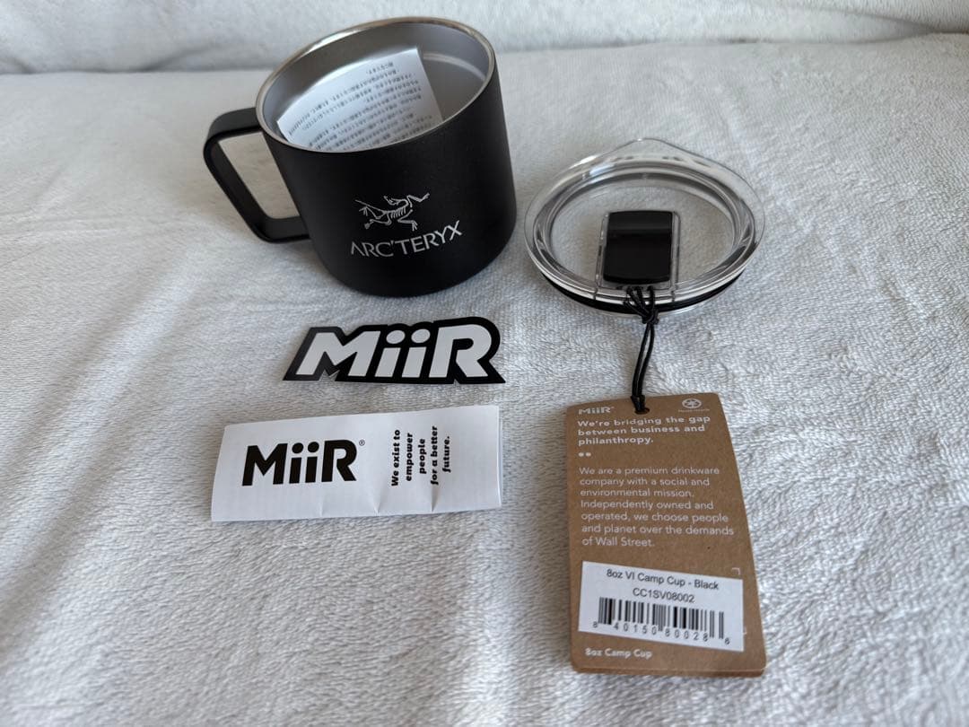 【未使用品】ARC’TERYX MiiR Cup 8oz 236ml 手ぬぐい