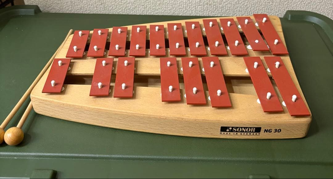【専用】SONOR NG 30 鉄琴 木製 赤 ゾノア