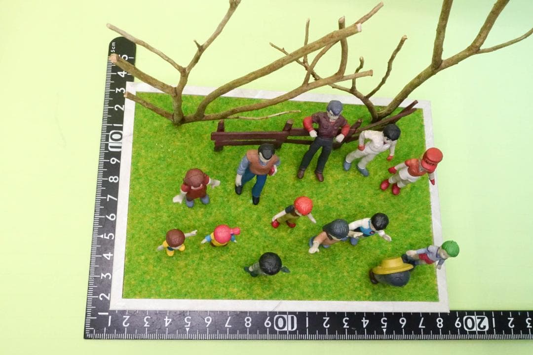 銀河漂流バイファム　消しゴムフィギュア　ジオラマ