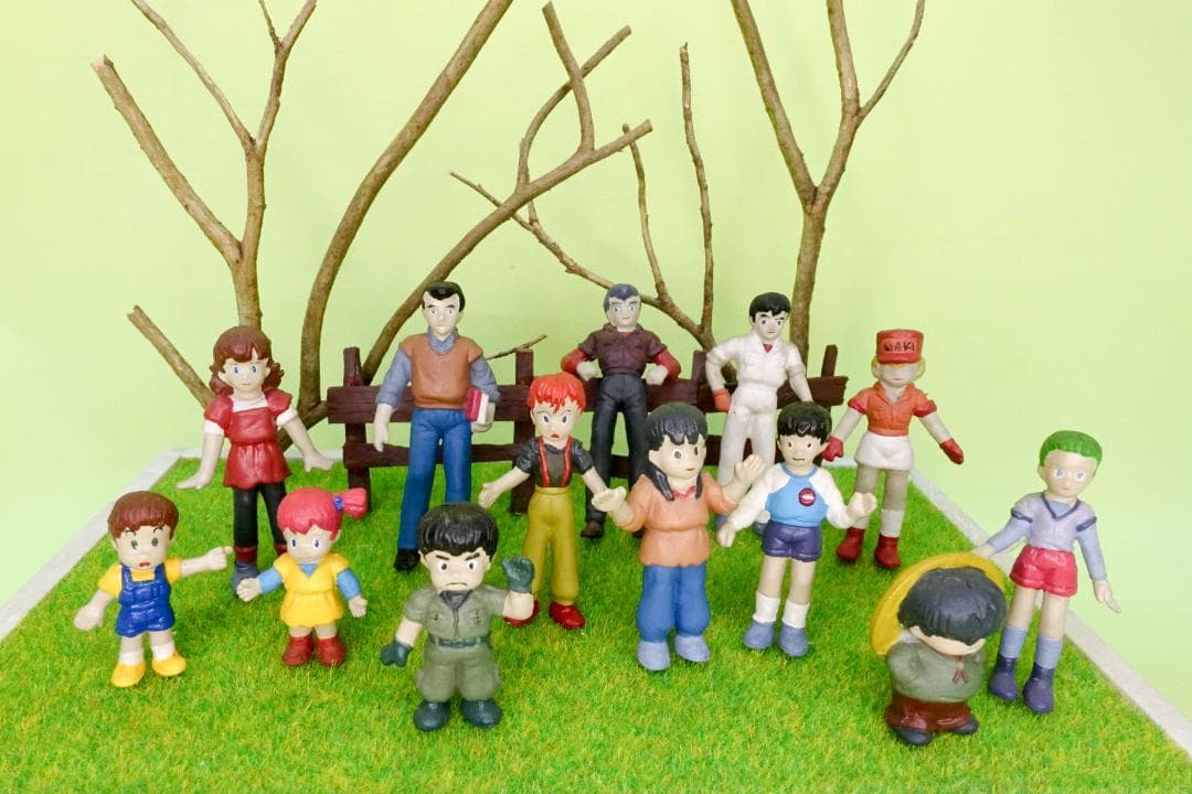 銀河漂流バイファム　消しゴムフィギュア　ジオラマ