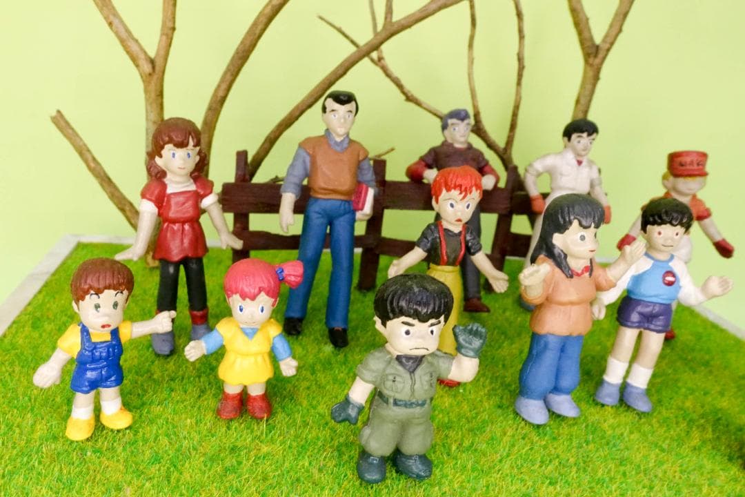 銀河漂流バイファム　消しゴムフィギュア　ジオラマ