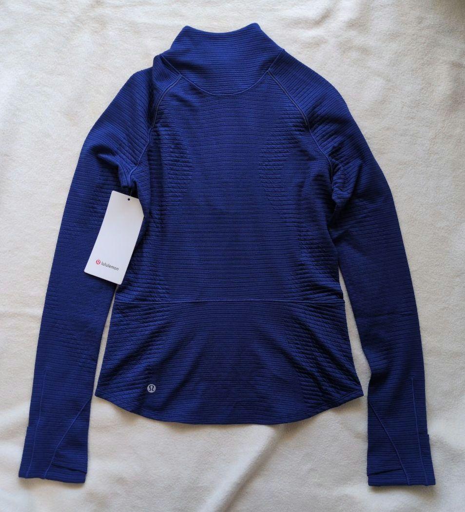 新品タグ付き　ルルレモン　lululemon　ハーフジップ　サイズ4