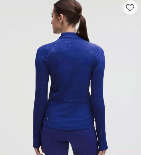 新品タグ付き　ルルレモン　lululemon　ハーフジップ　サイズ4