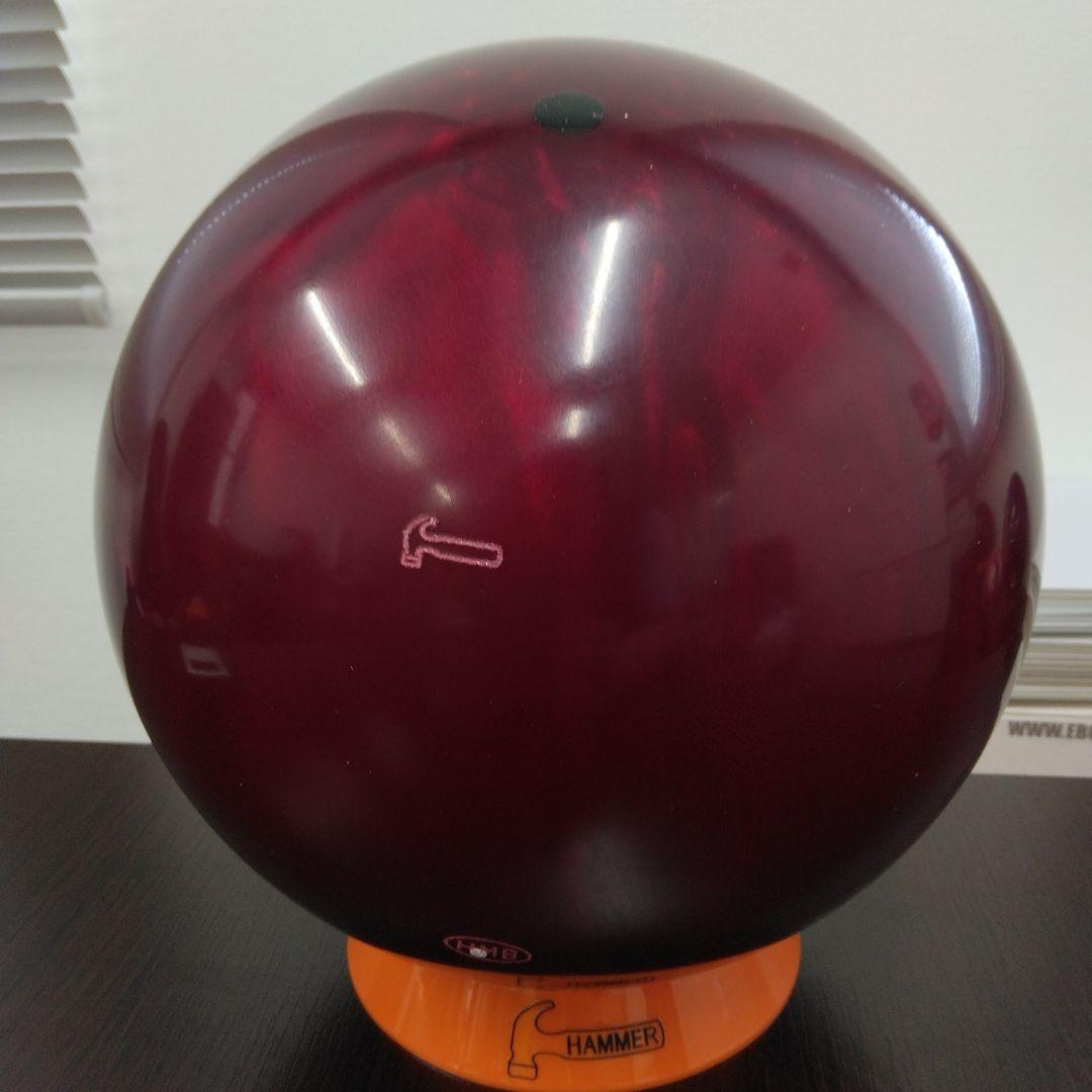 HAMMER RED LEGENDボウリングボール14p4ozです。