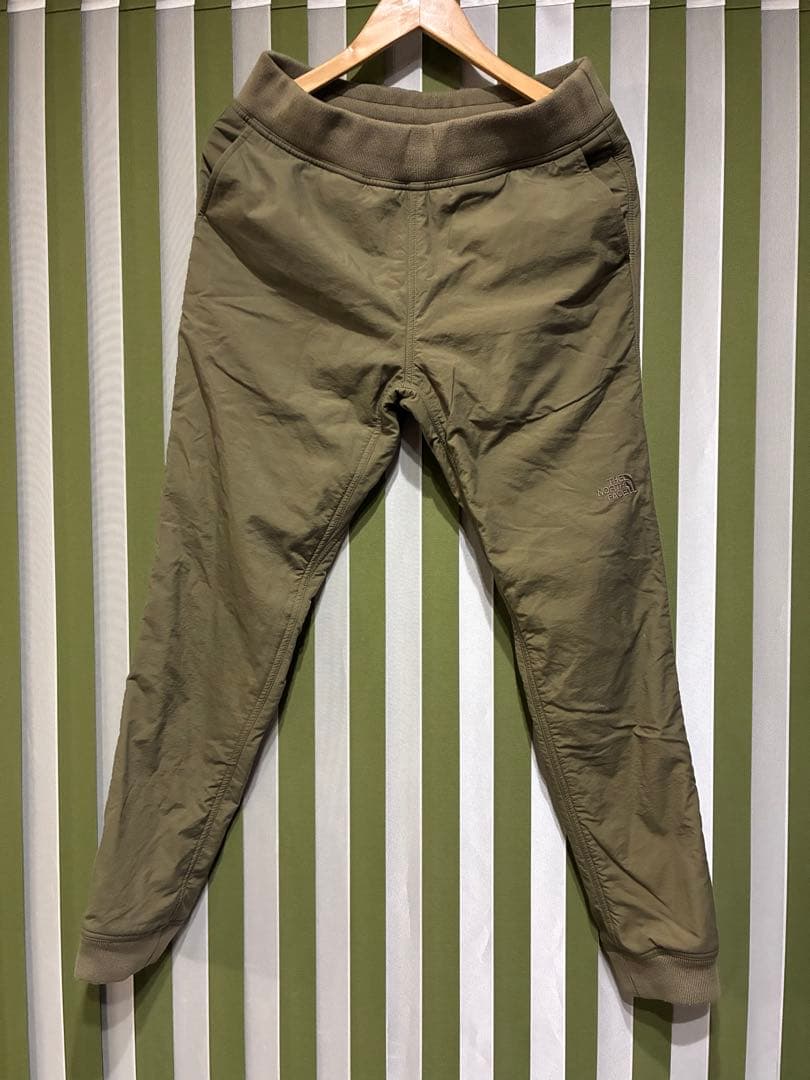 ザ ノース フェイス パンツ メンズ M 裏起毛 冬 カーキ ゴルフ