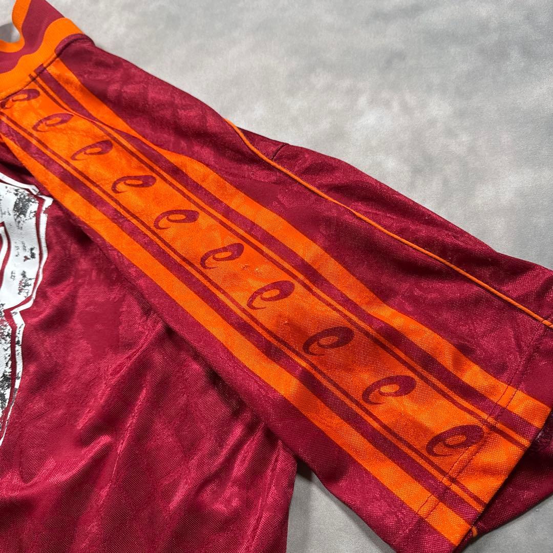 イタリア製1995-96 asics ASローマ背番号8スタットゥートR21