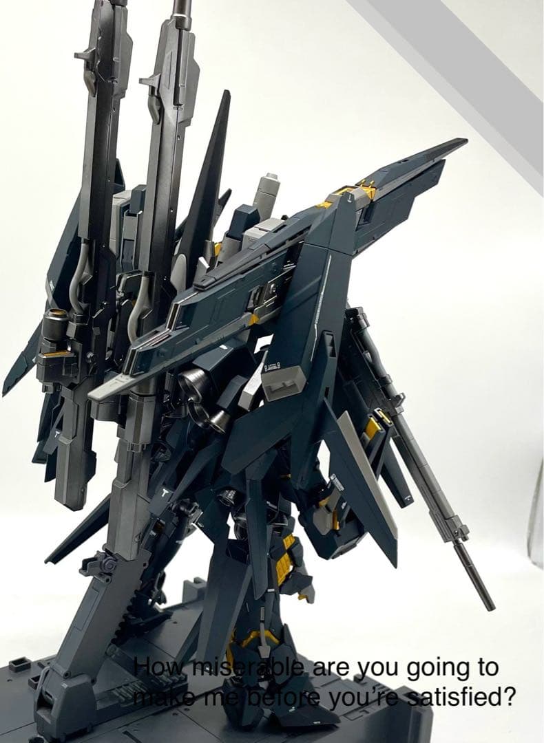 【改造 全塗装】 MGEX バンシィ・ノルン 改造品 ガンプラ